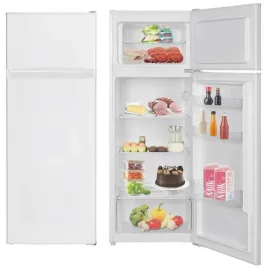 lodowka-chlodziarko-zamrazarka-206l-led-143cm-z-gorna-zamrazarka-biala