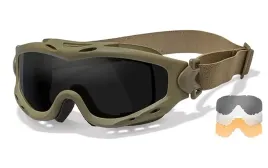 gogle-balistyczne-wiley-x-spear-smoke-clear-light-rust-tan-frame-sp293t