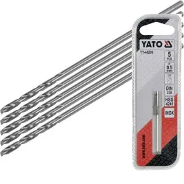 wiertlo-do-stali-zeliwa-inox-0-5mm-hss-yato-premium-5szt