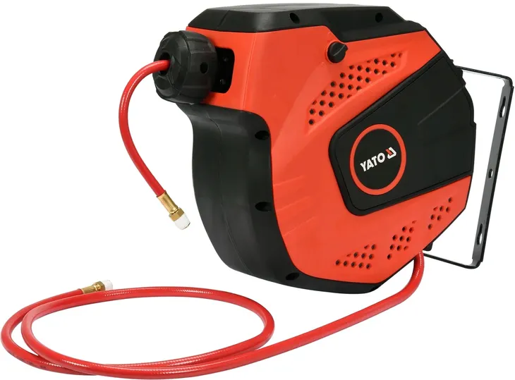 WĄŻ PNEUMATYCZNY NA ZWIJAKU AUTOMATYCZNYM Yato 14m 6.5 mm PVC