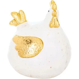 biala-zlota-ozdobna-dekoracyjna-figurka-kura-21-x-15-x-18-cm-wielkanoc