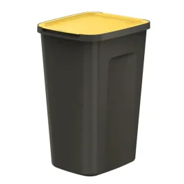 kosz-na-smieci-czarny-50-l-do-segregacji-odpadow-zolta-klapka-modulowy
