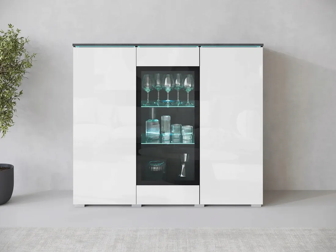 witryna-vera-highboard-120-matera-bialy-polysk-stan-nowy