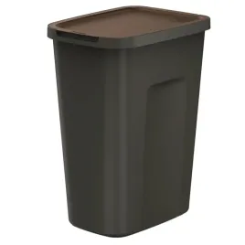 kosz-na-smieci-czarny-35-l-do-segregacji-odpadow-brazowa-klapka-modulowy
