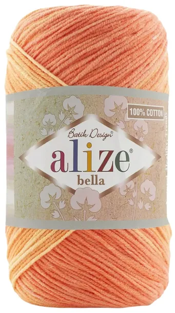 Włóczka Alize Bella Batik - 7687 JESIENNE KOLORY - 100g 360m 100% Bawełna