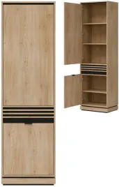 szafka-uniwersalna-l-p-regal-zamkniety-lamele-dab-cremona-czarny-ferro-fe07
