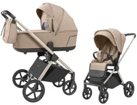 wozek-2w1-carrello-ultra-6527-2026-floral-beige-torba-adaptery