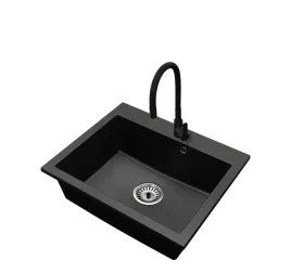 kuchenny-zlewozmywak-granitowy-jednokomorowy-elite-60-bateria-syfon-chrom