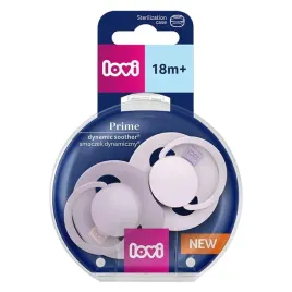 lovi-prime-smoczek-silikonowy-dynamiczny-lovi-prime-18m-2-szt-lilac-violet