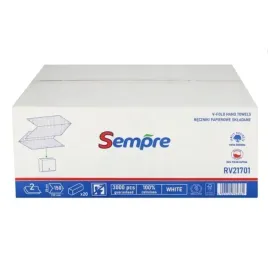 recznik-papierowy-skladany-sempre-v-fold-2-warstwowy-bialy-100percent-celuloza