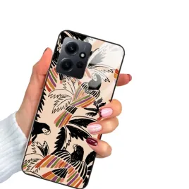 etui-do-xiaomi-redmi-note-12-4g-glass-szklane-wiosna-kolorowe-kwiaty-wzory