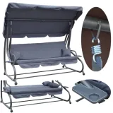 duza-hustawka-ogrodowa-rozkladana-lezanka-300kg-daszek-lezak-2w1-stan-nowy-material-wykonania-metal-tkanina-tworzywo-sztuczne