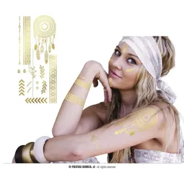 zlote-tatuaze-tymczasowe-tatuaz-zmywalny-boho