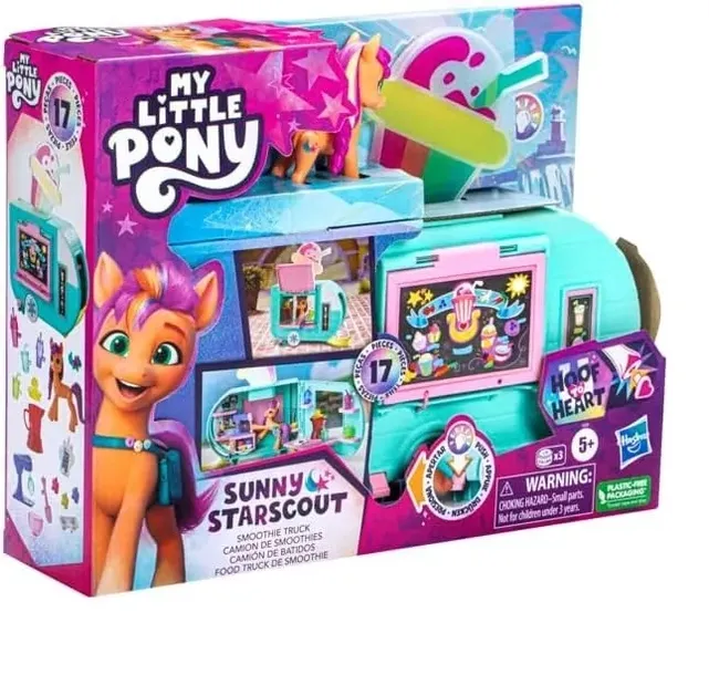 My Little Pony Zestaw Ciężarówka Smoothie Kucyk Sunny Starscout F6339