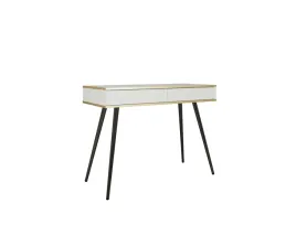 toaletka-oro-102-cm-biala-czarne-nogi-szuflady