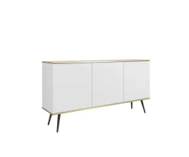 komoda-oro-160-cm-biala-czarne-wysokie-nozki