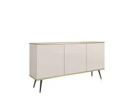 komoda-oro-160-cm-bez-czarne-wysokie-nozki