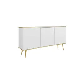 komoda-oro-160-cm-biala-zlote-wysokie-nozki