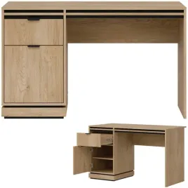 biurko-prostokatne-z-szuflada-i-szafka-lamele-dab-cremona-czarny-ferro-fe17