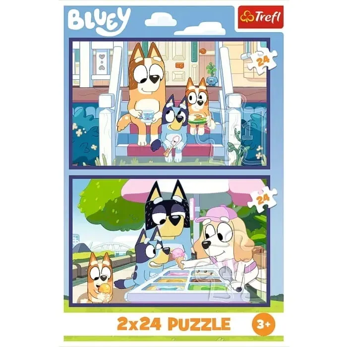 trefl-puzzle-2x24-elementy-bluey