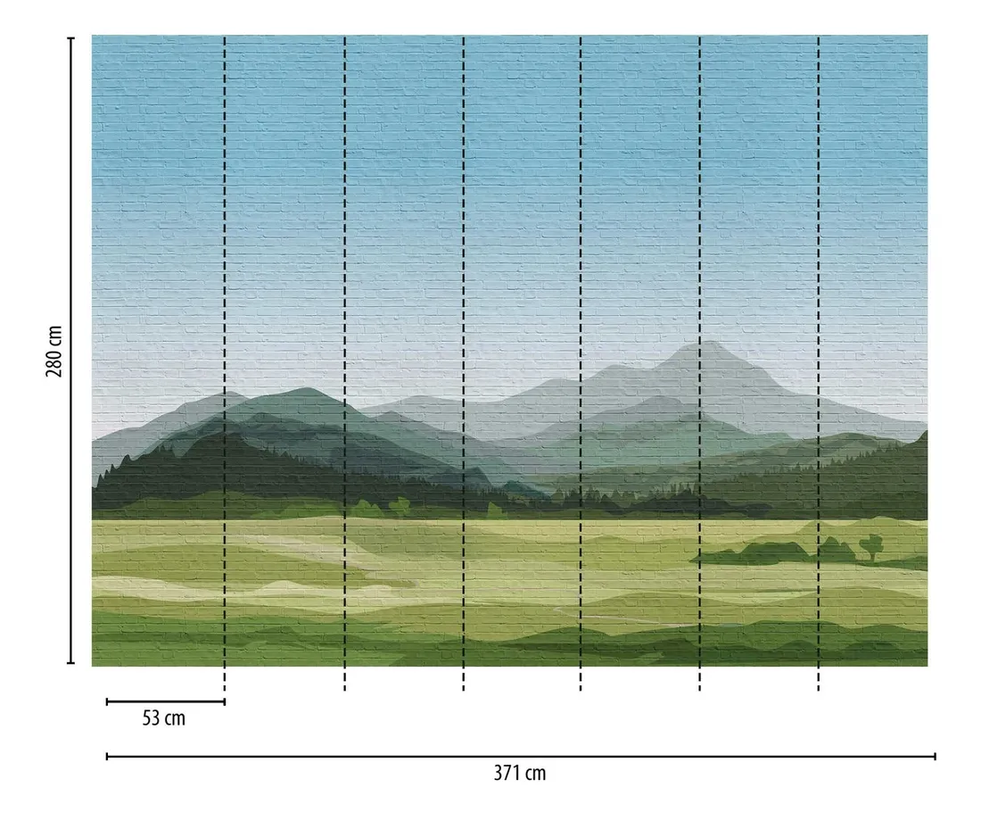 fototapeta-panel-scienny-gorski-krajobraz-cegla