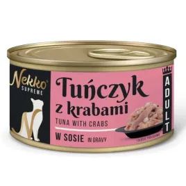 mokra-karma-dla-kota-nekko-supreme-adult-tunczyk-krab-w-sosie-80g