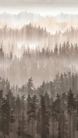 tapeta-nowoczesna-krajobraz-bezowy-las-drzewa-winylowa-na-flizelinie