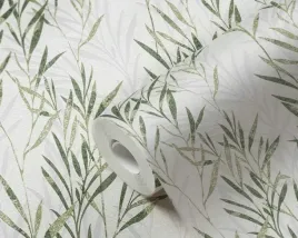 tapeta-winylowa-na-flizelinie-zmywalna-do-salonu-zielona-w-listki-53cmx10m