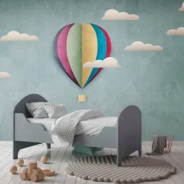 fototapeta-motyw-nieba-chmury-balon