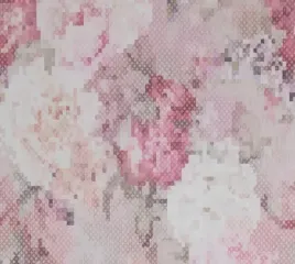 tapeta-winylowa-na-flizelinie-zmywalna-rozowe-kwiaty-piksele-do-salonu