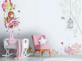fototapeta-dziecieca-ksiezniczka-swing-princess
