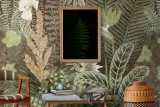tapeta-panel-scienny-duze-liscie-kwiaty-stan-nowy