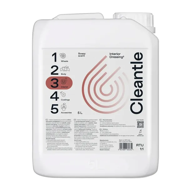 cleantle-interior-dressing-5l-soap-scents-pojemnosc-opakowania-5000-ml-stan-nowy