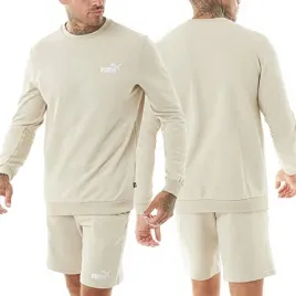 puma-meski-komplet-dresowy-bezowy-bluza-spodnie-szorty-kieszenie-xl