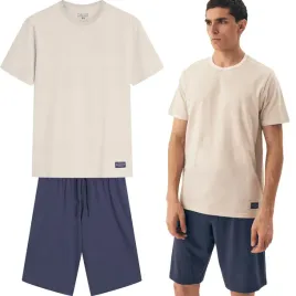 pizama-meska-henderson-dive-komplet-letni-krotki-100percent-bawelna-xl