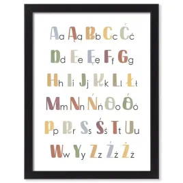 alfabet-litery-plakat-edukacyjny-w-ramce-dla-dzieci-40x30-cm