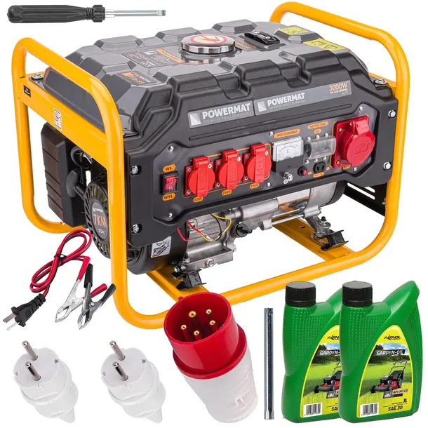 Agregat PRĄDOTWÓRCZY Generator 3000W 230V 12V 400V