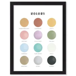 kolory-plakat-edukacyjny-do-nauki-w-ramce-dla-dzieci-40x30-cm