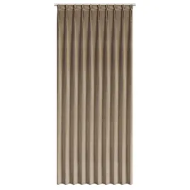 zaslona-gotowa-melanie-125x270-ciemnobezowa-matowa-welwet-flex