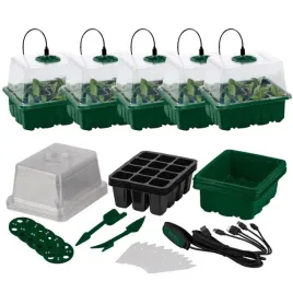 parkside-5x-zestaw-do-uprawy-sadzonek-led-33-el-timer-60-miejsc-akcesoria