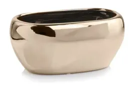 doniczka-oslonka-ceramiczna-rynna-zlota-do-kwiatow-prezent-kompozycja-26-cm