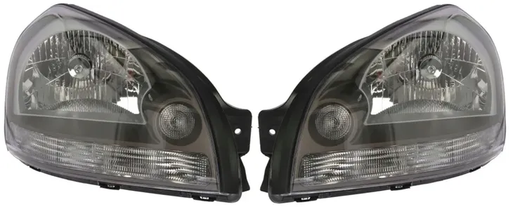 REFLEKTOR LAMPA PRZÓD HYUNDAI TUCSON JM 2004-2010 DEPO H4 LEWY + PRAWY KPL
