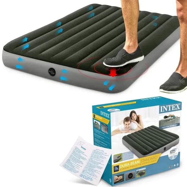 Materac dmuchany z wbudowaną pompką łóżko sofa