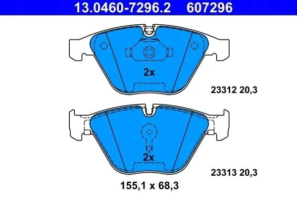 klocki-hamulcowe-ate-original-przod-bmw-5-e60-e61-6-e63-e64