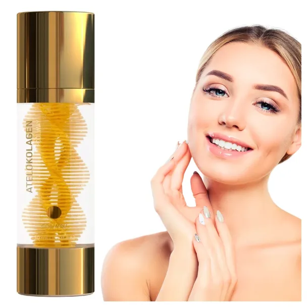 COLWAY AteloKolagen 50ml - 3 Formy Kolagenu +24K Złoto +Płynny Jedwab MOCNY