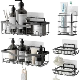 polka-prysznicowa-bez-wiercenia-przykrecana-duzy-zestaw-polek-stalowych-x5