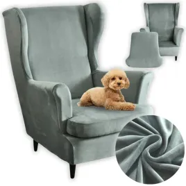 elastyczny-pokrowiec-na-fotel-uszak-welur-szary-latwe-czyszczenie-velvet