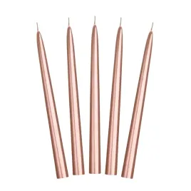 swieca-stozkowa-metalizowana-rozowe-zloto-10szt-24cm-swiece-rose-gold-rozow