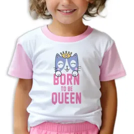 pizama-rozowa-krotki-rekaw-born-to-be-queen-do-przedszkola-rozmiar-122-cm