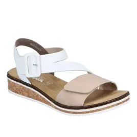 rieker-sandaly-damskie-bialo-bezowe-v3660-60-r-37